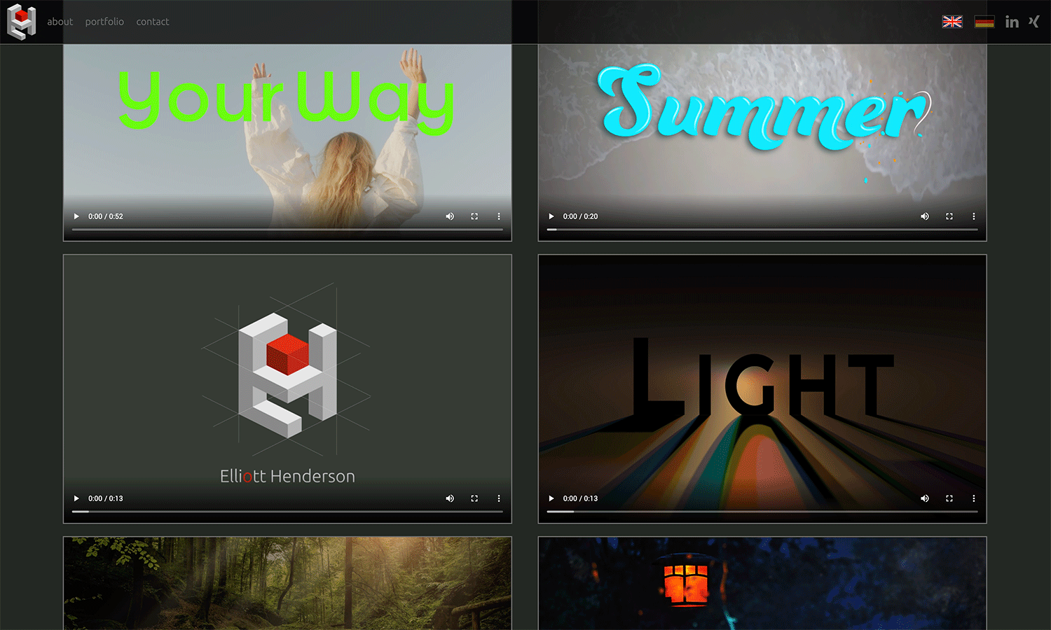 portfolio screenshot